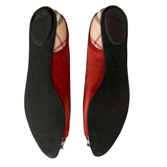 EUC Burberry Haymarket Yates Ballerina 37.5 - Picture 5 of 7